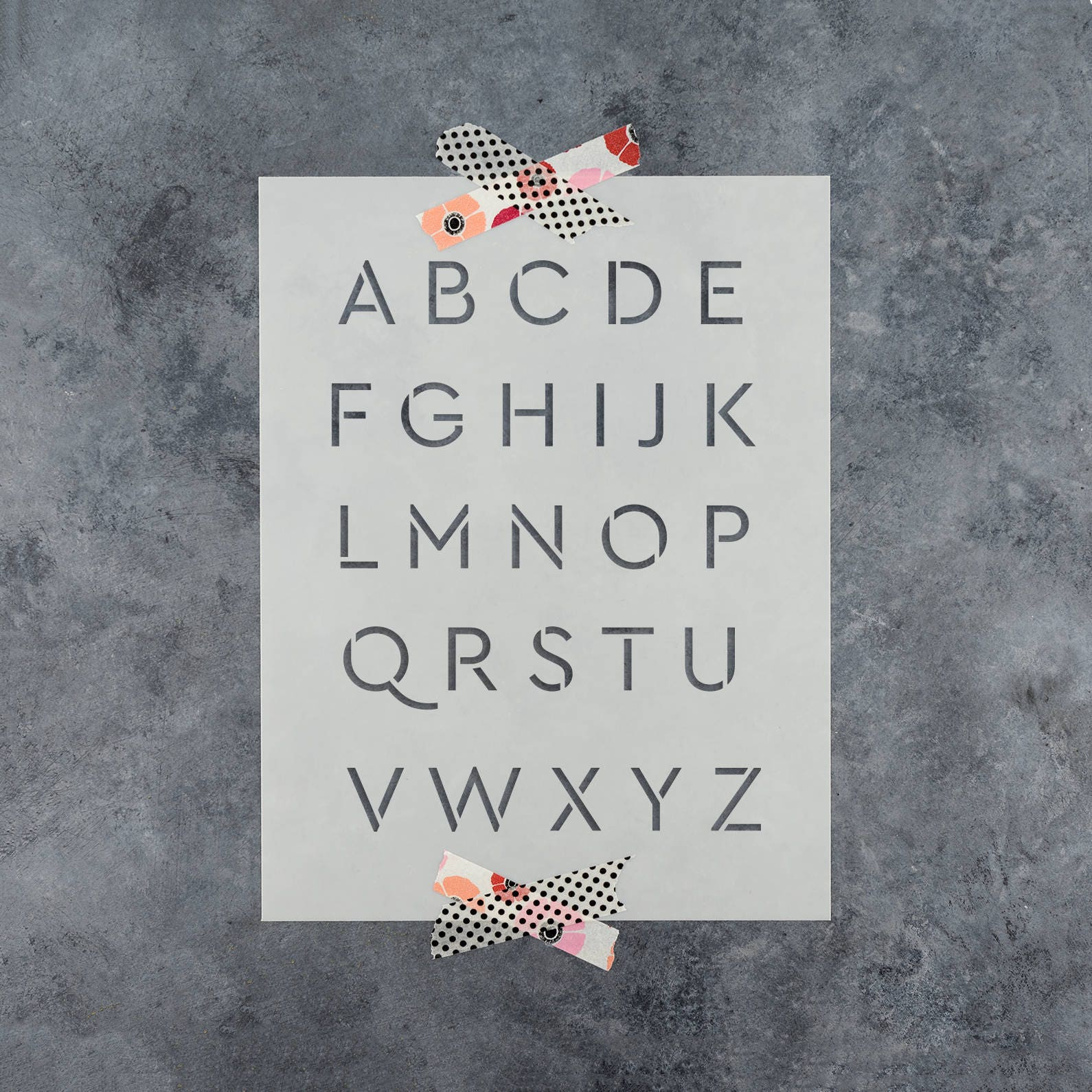 Cera Letter Stencil Set - Reusable Alphabet Stencils In 1&amp;quot; Or 2 regarding Letter Stencils