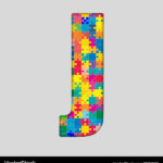 Color Puzzle Piece Jigsaw Letter   J Royalty Free Vector Throughout Letter I Jigasw Puzzle