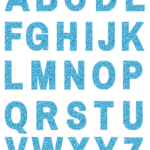 Colorful Glitter Letters   Printables And Inspirations Throughout Glitter Alphabet Letters Printable