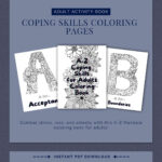 Coping Skills Coloring Book For Adults, Alphabet Coloring Pages Regarding Alphabet Coping Skills Coloring