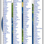Countries Of The World Printable Checklist   Travel Checklist Pertaining To Printable List Of Countries Of The World
