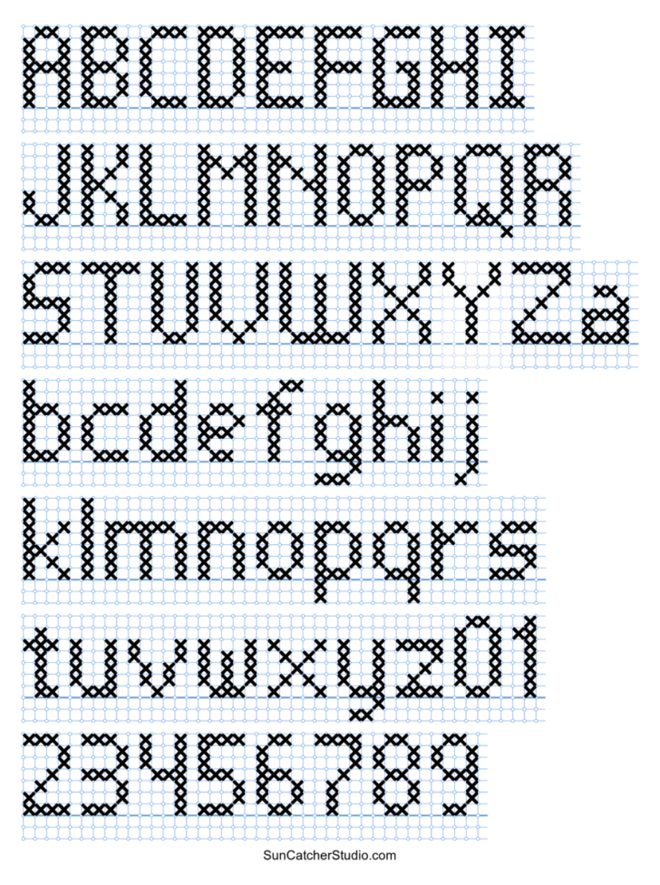 Print Out Letter Templates For Sewing