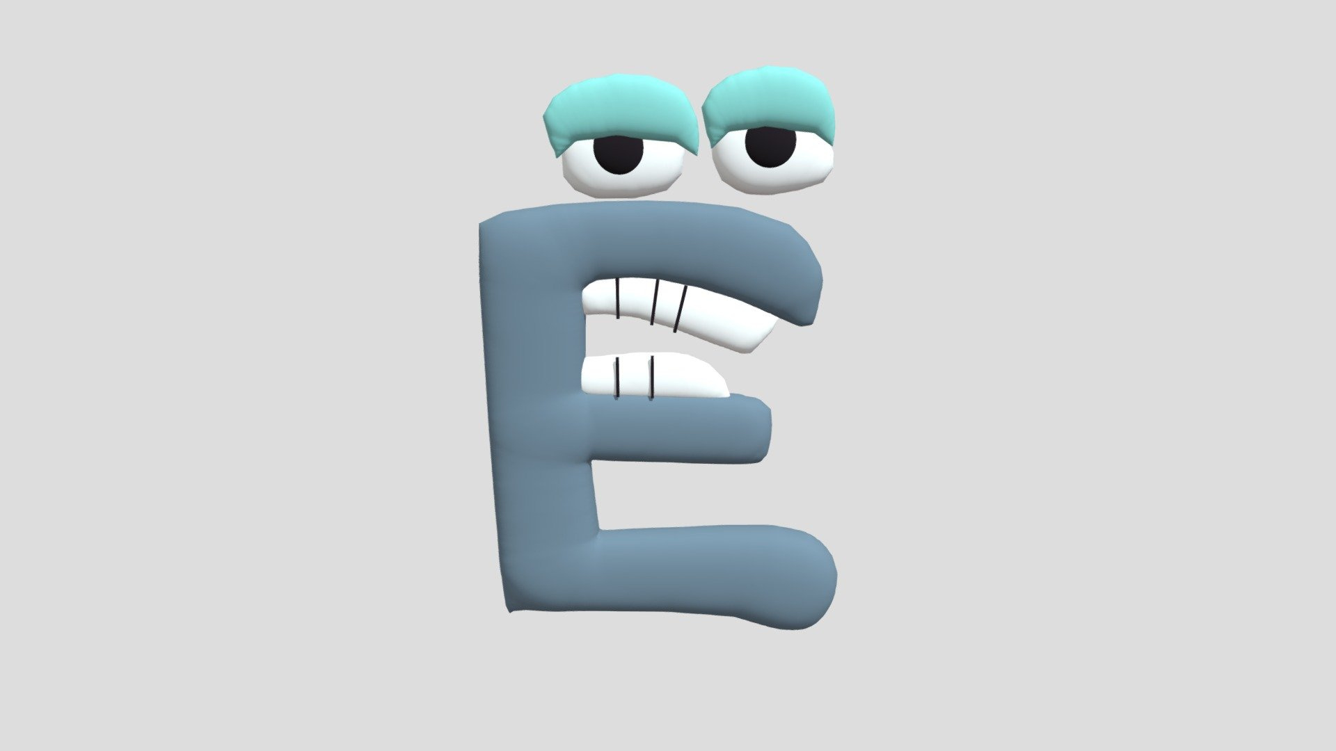 Ё (Russian Alphabet Lore) - Download Free 3D Modelaniandronic within Russian Alphabet Lore