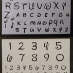 Disney Alphabet Letters Numbers 1.2" Font 11" X 8.5" Custom With Regard To Disney Alphabet Letters