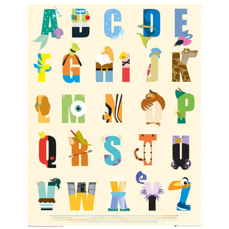 Disney Alphabet Letters