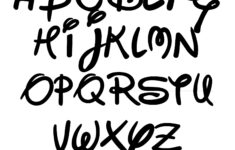 Disney Letters Printable – Printable Party Favors regarding Free Printable Disney Alphabet Letters