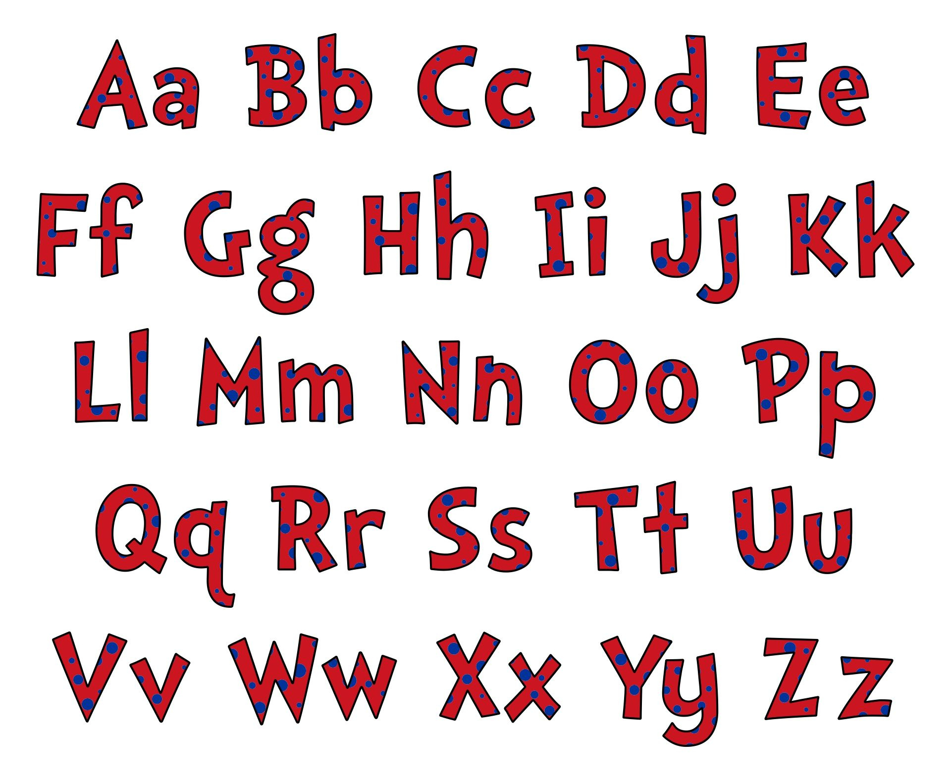 Dr. Seuss Alphabet - 10 Free Pdf Printables | Printablee intended for Dr Seuss Alphabet Letters Printable