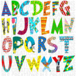 Dr Seuss Alphabet   Etsy Uk Pertaining To Dr Seuss Alphabet Letters Printable