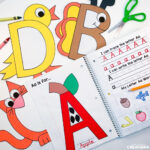 Exciting Interactive Alphabet Notebook: Practicing Uppercase Throughout Free Interactive Alphabet Notebook Printable