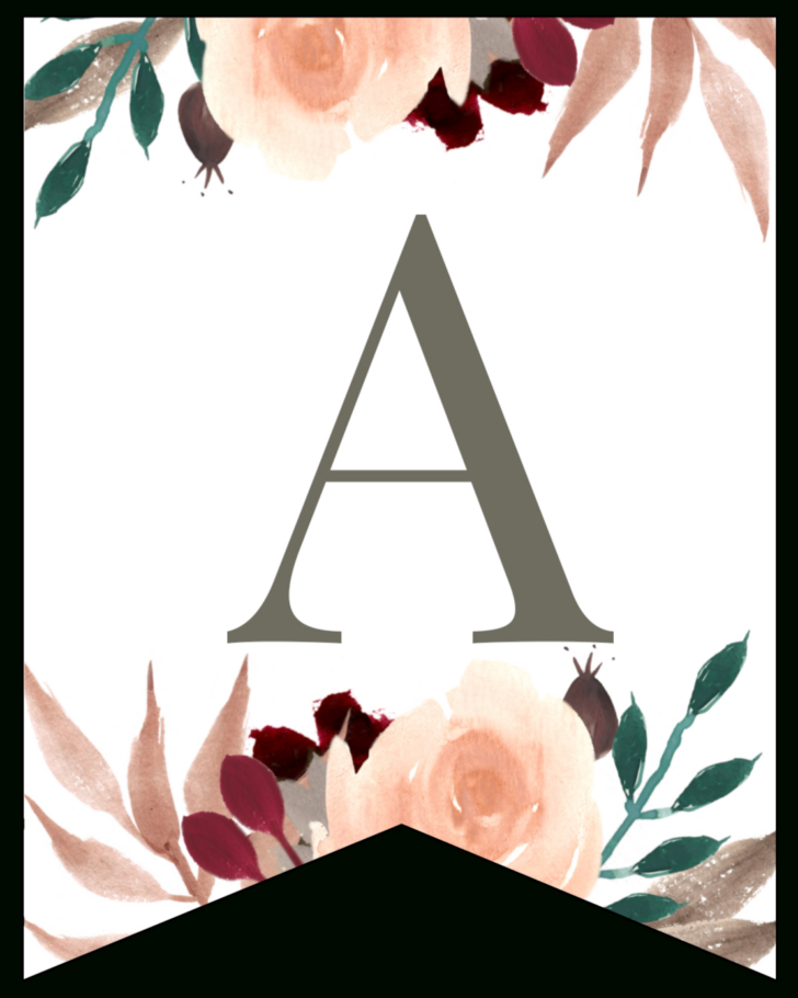 Free Printable Fall Alphabet Letters