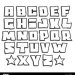 Fonts Alphabet Black And White Stock Photos & Images   Alamy In Alphabet Fonts