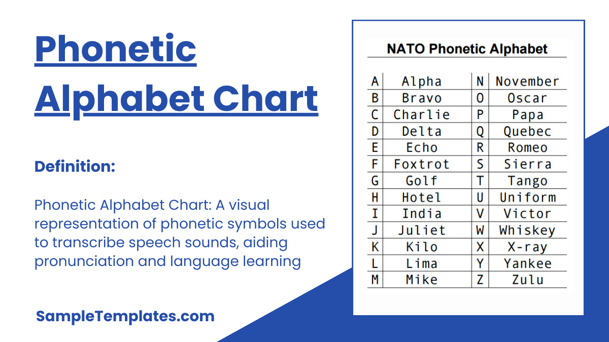 Free 5+ Sample Phonetic Alphabet Chart Templates In Pdf, Word with Printable Phonetic Alphabet Chart