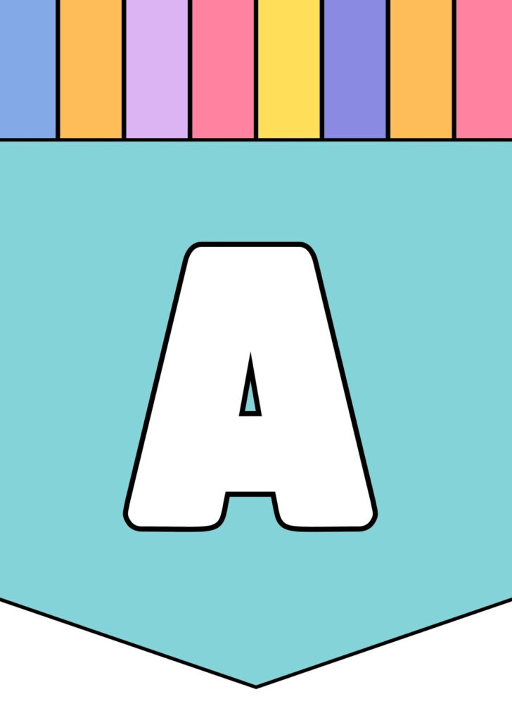 Free Printable Alphabet Wall Banner