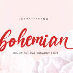 Free Bohemian Modern Calligraphy Font – Free Design Resources Within Calligraphy Fonts Free Download