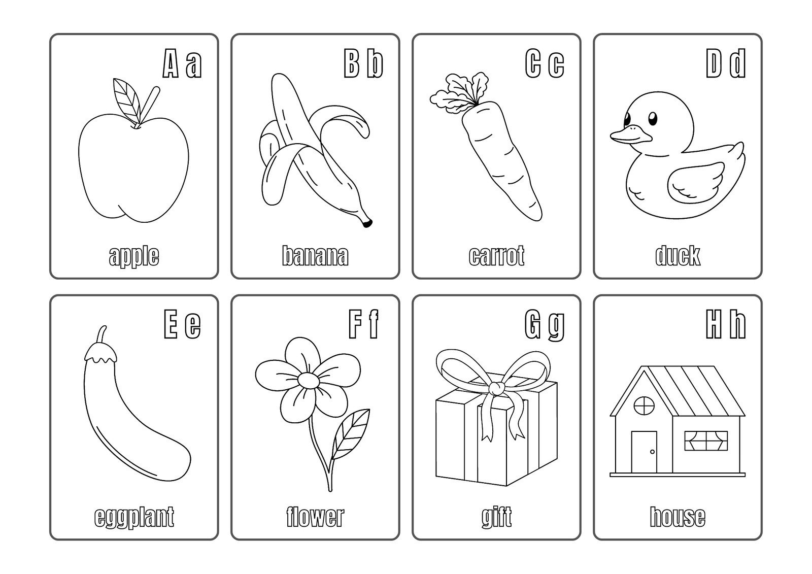 Free Customizable Alphabet Flashcard Templates | Canva inside Alphabet Flash Cards Printable Black And White Free