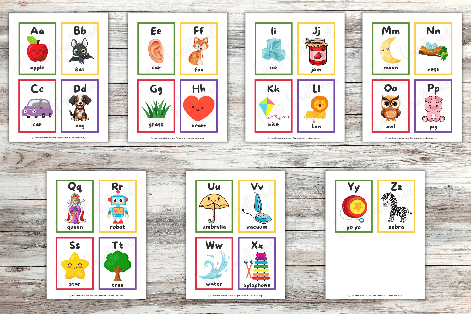 Free Printable Alphabet Flashcards (Upper &amp;amp; Lower Case Sets intended for Uppercase And Lowercase Letters Alphabet Flash Cards Free Print