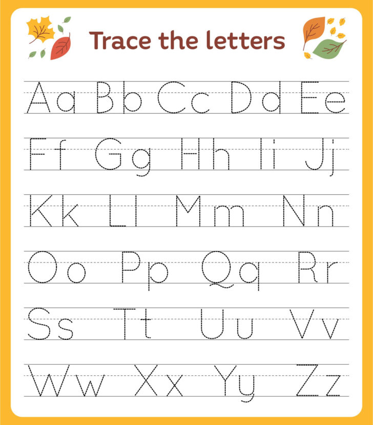 Kindergarten Alphabet Worksheets Free Printable
