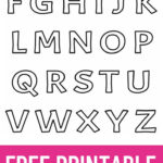 Free Printable Bubble Letters Alphabet In Free Printable Bubble Alphabet Letters