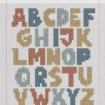 Free Printable Cross Stitch Alphabet   Craft With Cartwright Regarding Printable Large Cross Stitch Alphabet