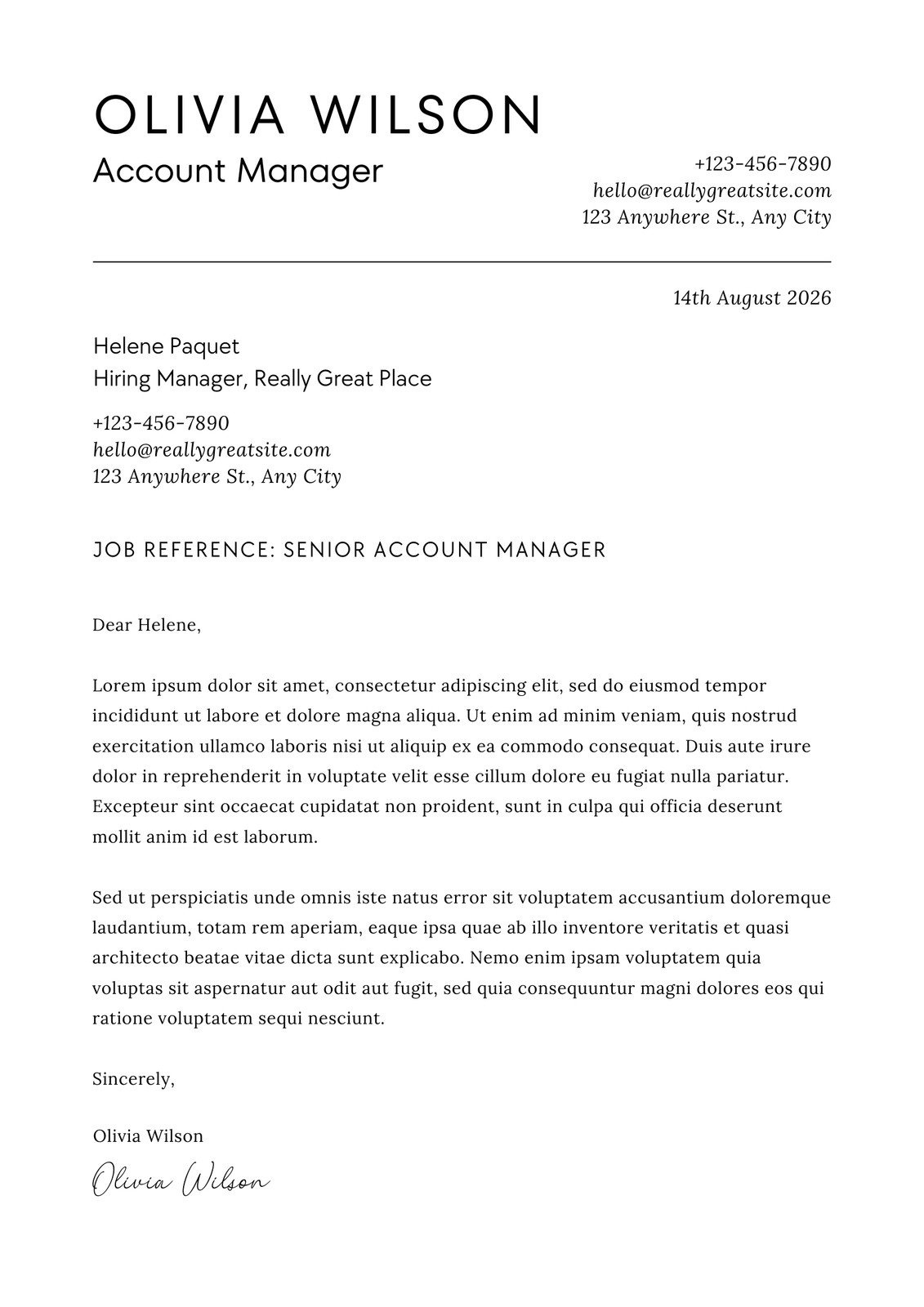Free, Printable, Customizable Letter Templates | Canva with regard to Letter A Template