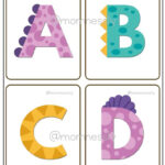 Free Printable Dinosaur Alphabet Flashcards   Tribobot X Mom Nessly For Dino Alphabet Printable