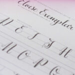 Free Printable Modern Calligraphy Alphabet   Happy Hands Project Throughout Modern Calligraphy Alphabet Printable