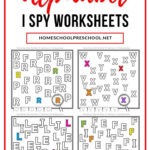 Free Uppercase I Spy Letters Printable Worksheets With Alphabet I Spy Printable