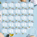 Greek Alphabet Font Uppercase 783 A525 Stencils | Jb Cookie Cutters Throughout Greek Alphabet Stencils Free Printable 1 Inch