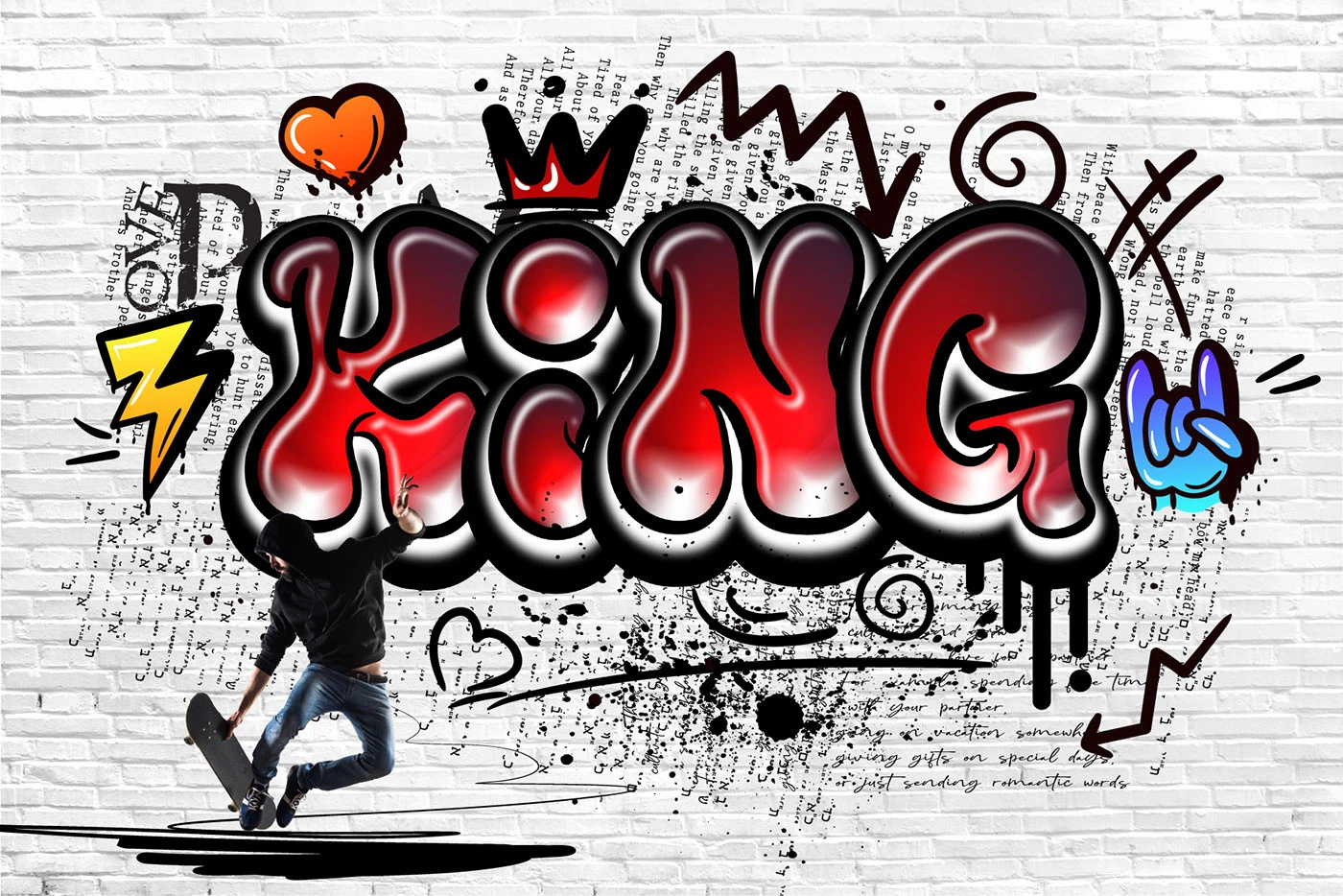King Graffiti Font :: Behance regarding Fonts Graffiti