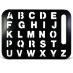 Large A Z Stencil Within Large Letter Stencils