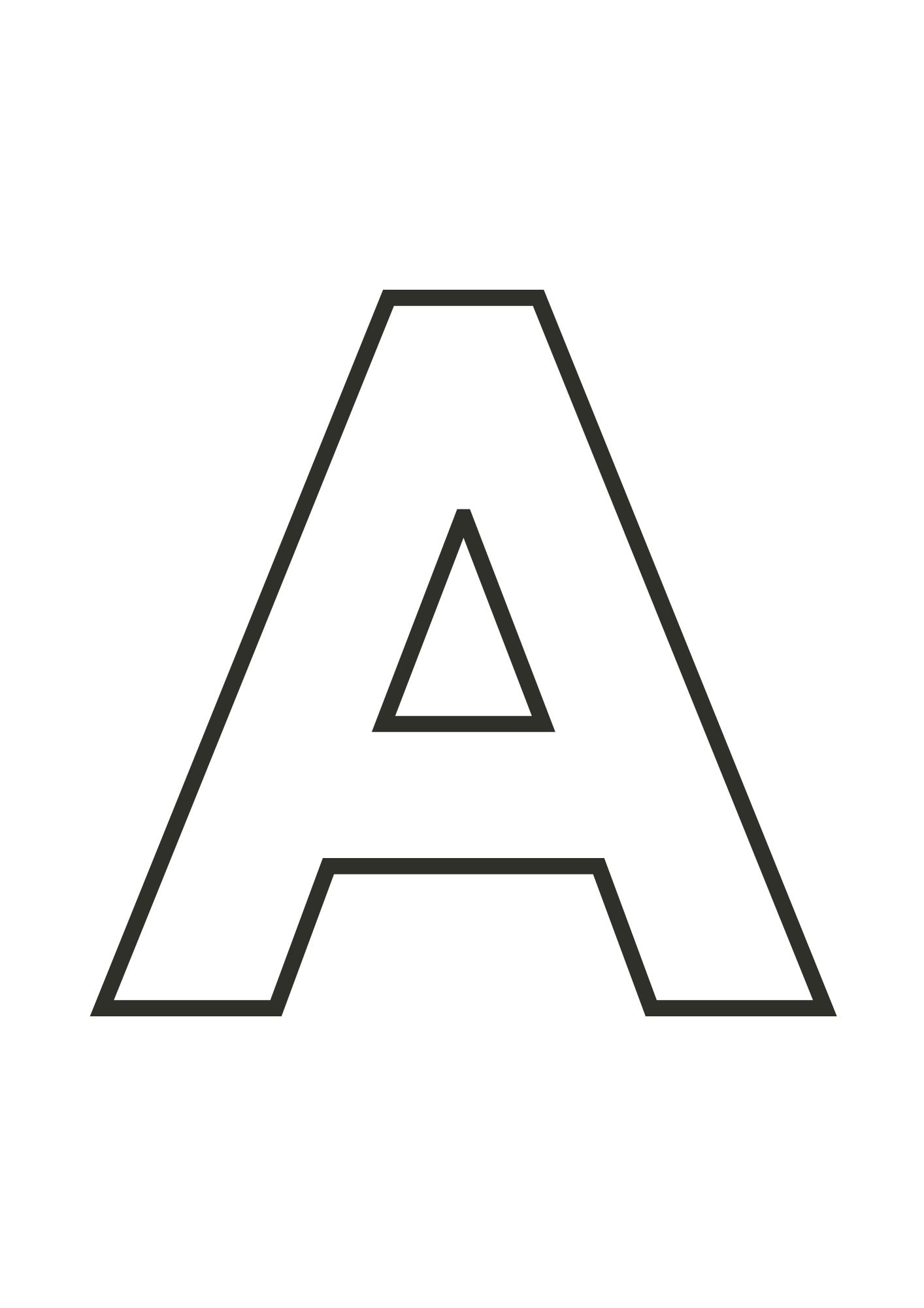 Large Printable Alphabet Letters For Classroom 8 Inch Big Number with Printable Large Alphabet Letters For Wall