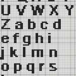Left Col Here Within Printable Cross Stitch Alphabet