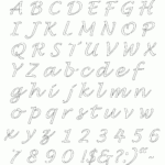 Letter Stencils: Discover 8 Stencils Ideas | Lettering Alphabet Regarding Printable Letter Stencils
