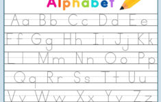 Letter Tracing Worksheets – Superstar Worksheets with Free Printable Alphabet Tracing Worksheets For Preschoolers