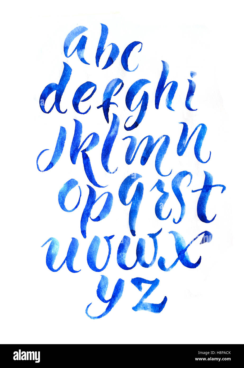 Lettering Calligraphy Abc -Fotos Und -Bildmaterial In Hoher for Calligraphy Letters