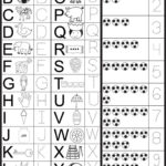 Letters And Numbers Tracing Worksheet / Free Printable Worksheets Regarding Alphabet Letters With Numbers Printable
