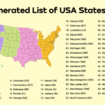 List Of Us States In Alphabetical Order | 50 Us States Abc Order With List Of 50 States In Alphabetical Order