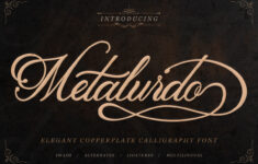 Metalurdo Calligraphy Font Free Download – Creativetacos with regard to Calligraphy Fonts Free Download