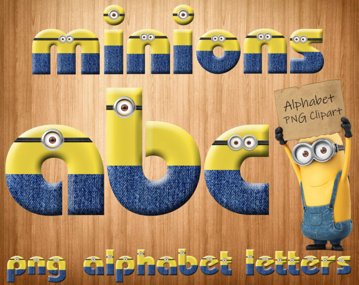 Minion Alphabet Letters Printable