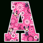 Minnie Mouse Alphabet Letters Png Intended For Minnie Mouse Printable Alphabet Letters
