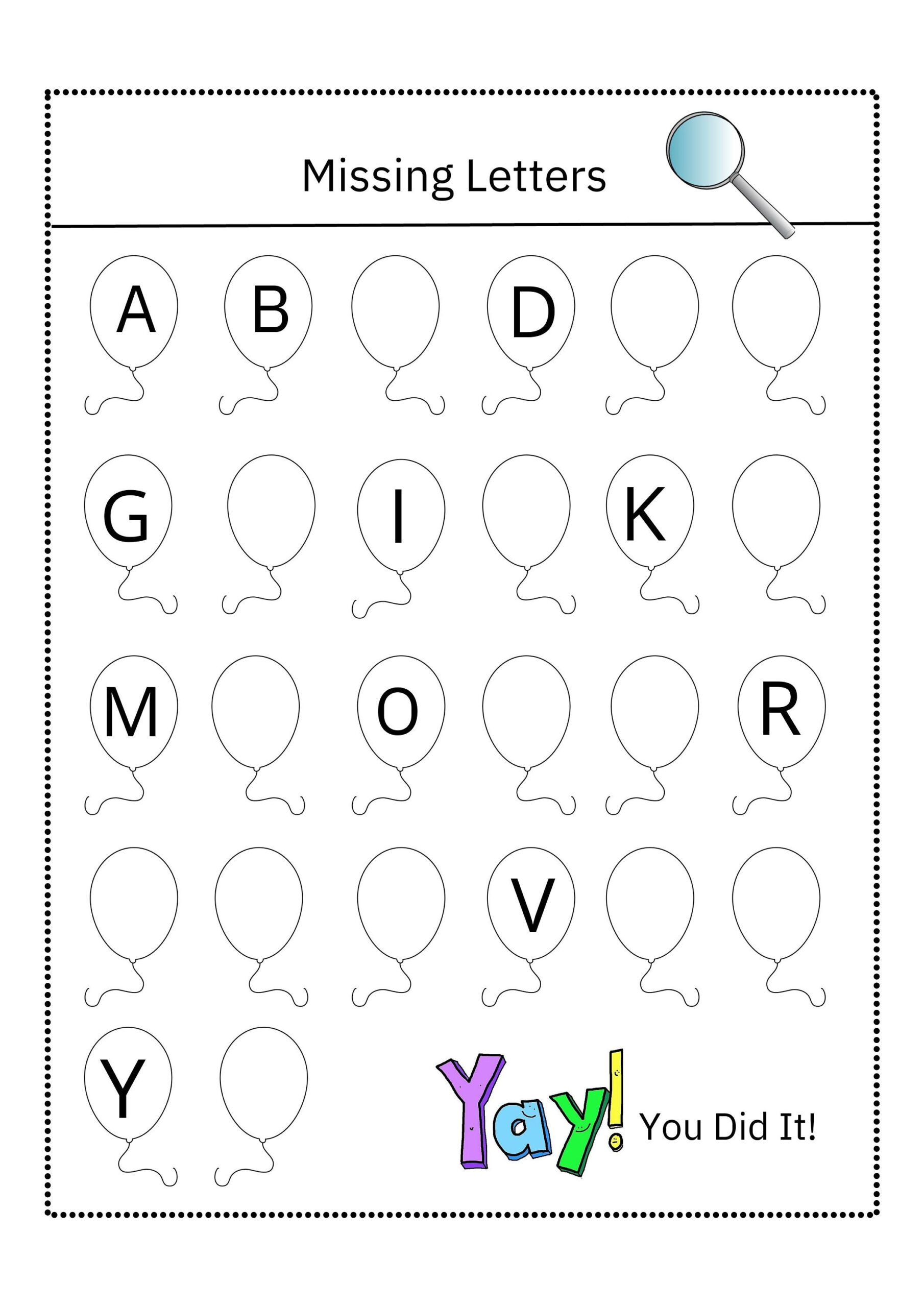 Missing Letter Worksheets, Activity Pages, Alphabet Letters throughout Missing Alphabet Letters Printable