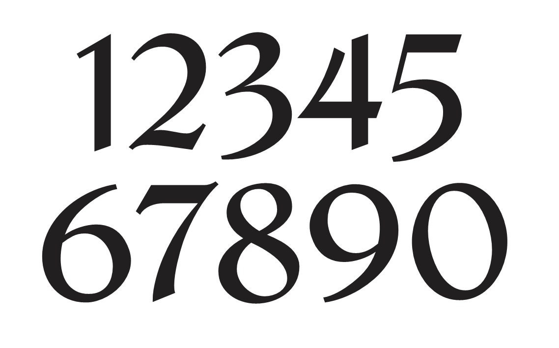 Number Stencil French Chic Font Numbers 0-9 For Painting Wood Signs Wedding Tables Pillows Canvas Airbrush Crafts Mailboxes House Numbers with Number Stencils