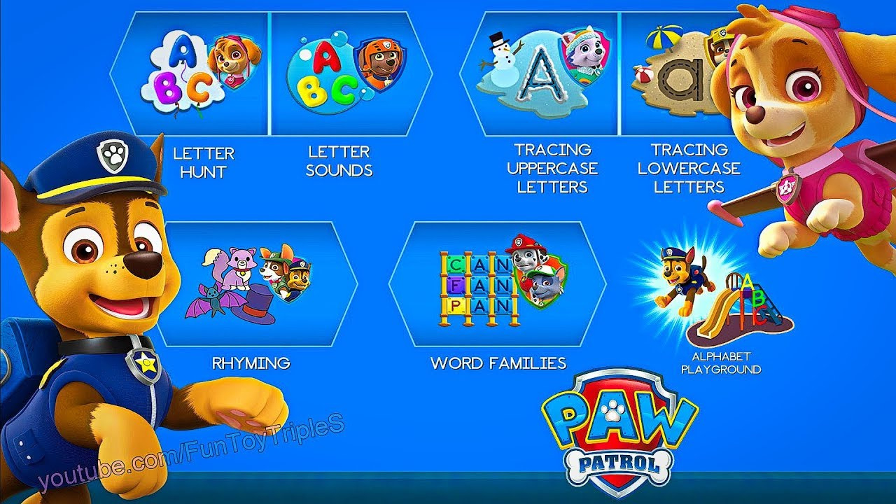 Paw Patrol Alphabet Learning #4 Hd pertaining to Paw Patrol Alphabet Letters