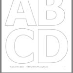 Pinstitched Together & Co. On Diy Sewing | Sewing Letters With Print Out Letter Templates For Sewing