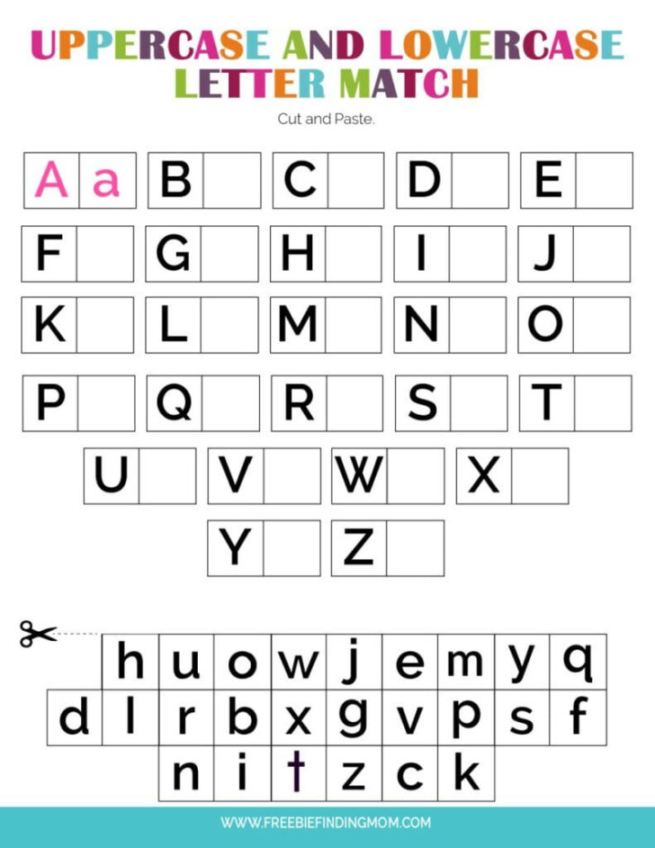 Printable Fun Alphabet Activities For Kindergarten