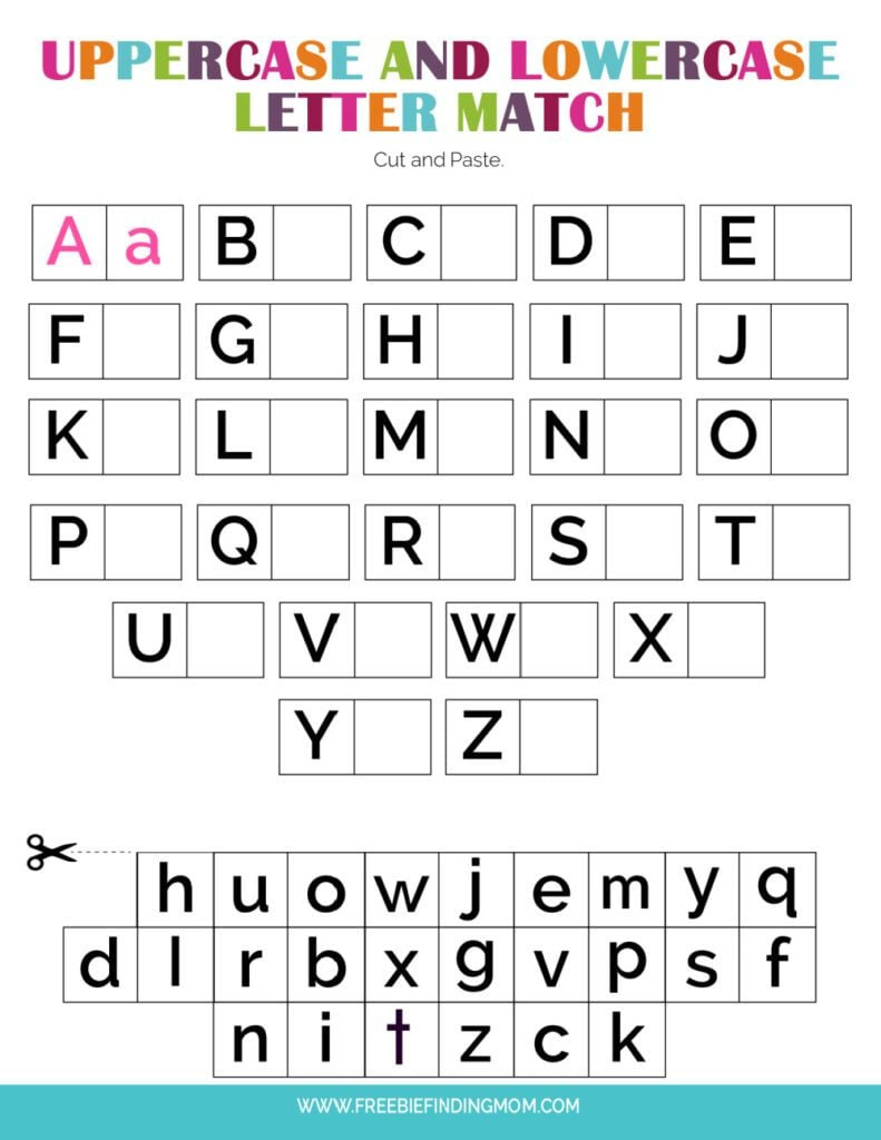 Printable Alphabet Worksheets For Kindergarten (Pdf Downloads) for Printable Fun Alphabet Activities For Kindergarten