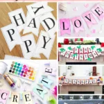 Printable Classic Alphabet Banner Pennants   100 Directions Within Printable Alphabet Wall Banners