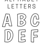 Printable Free Alphabet Templates Throughout Cut Out Letters Printable