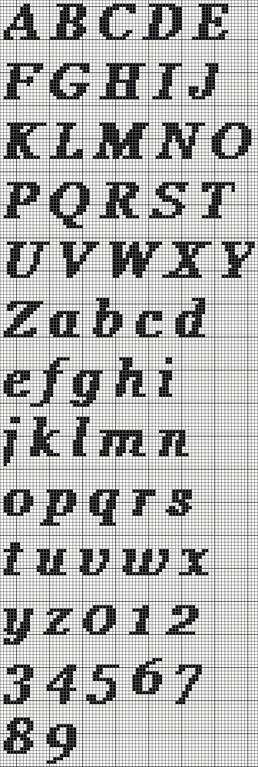 Printable Needlepoint Alphabet Patterns - Printable Party Favors with regard to Cross Stitch Letters Printable