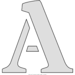 Printable Stencils (Free Alphabet Font And Letter Templates Regarding Free Printable Letters To Cut Out